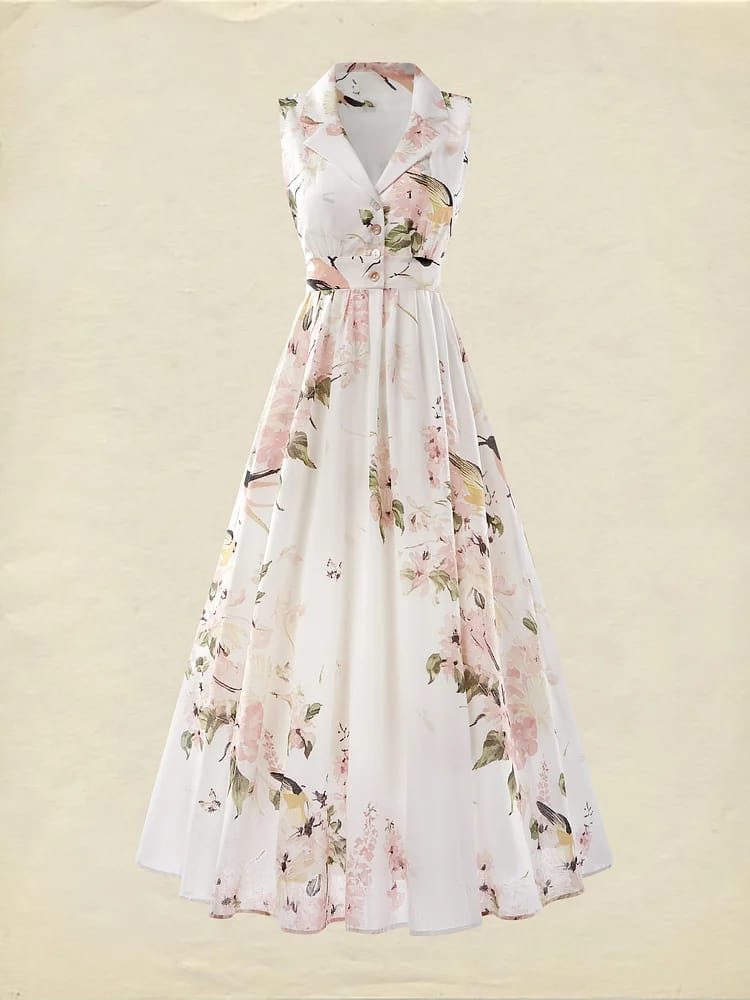 Floral summer dress