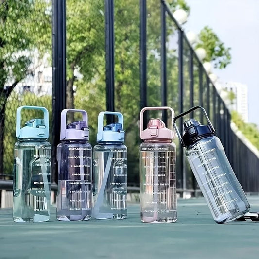 See Through 3pc water bottles