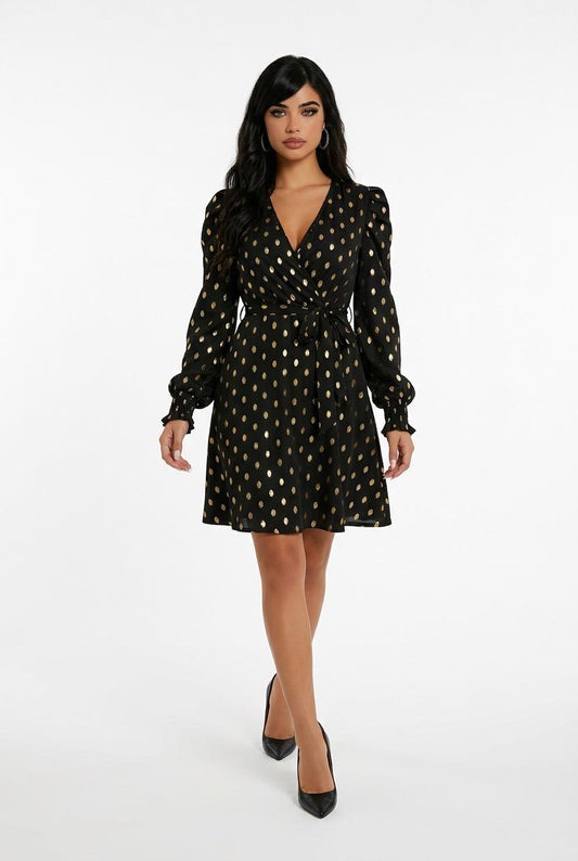 Chiffon Belted Midi dress