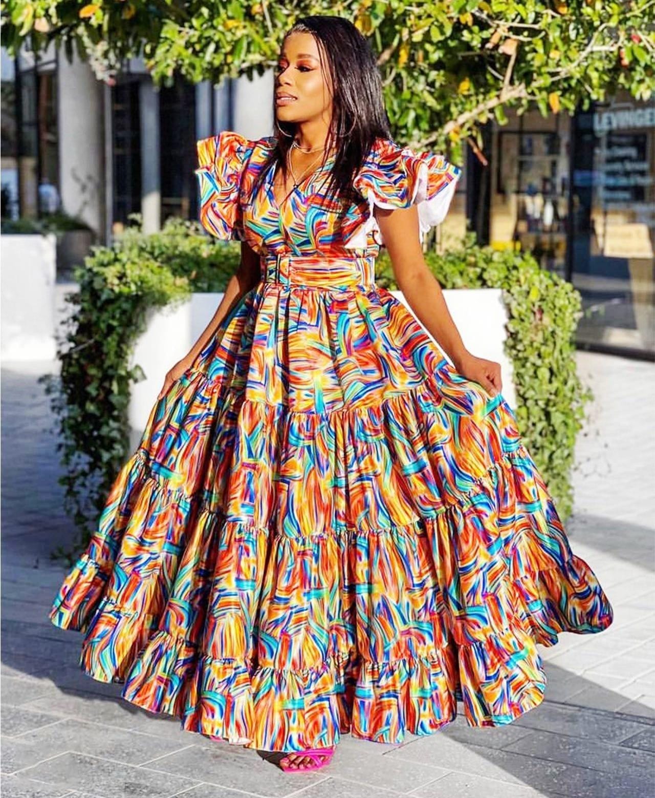Color shade Maxi dress – ClothingCo