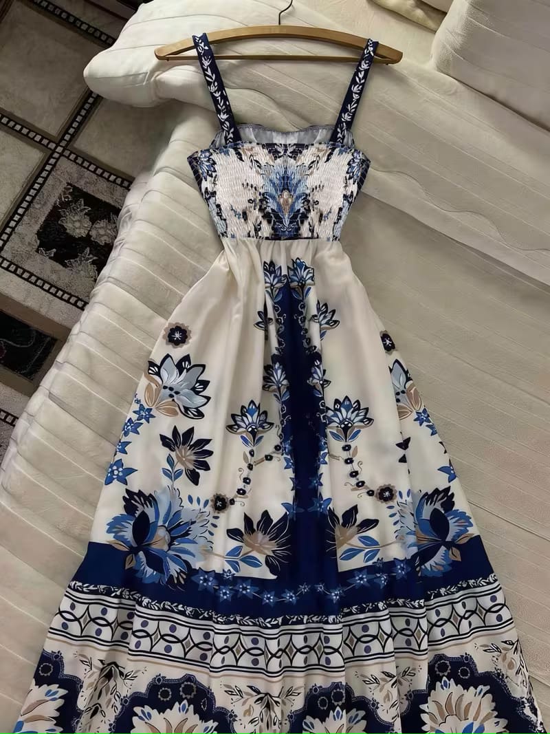 flowy floral dress