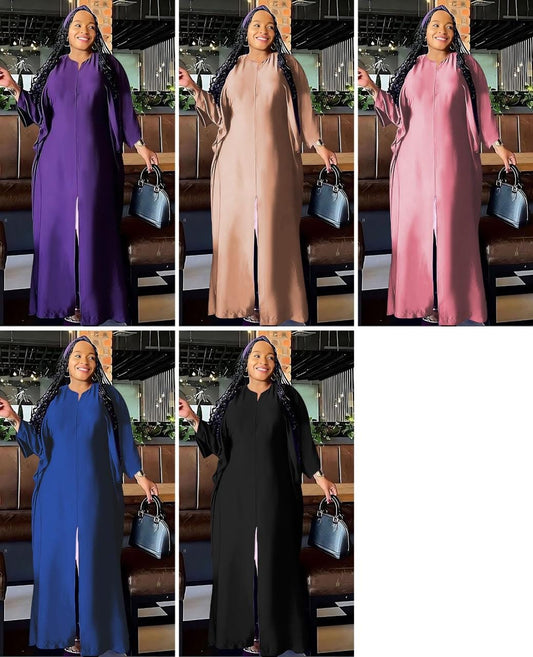 Satin maxi dress