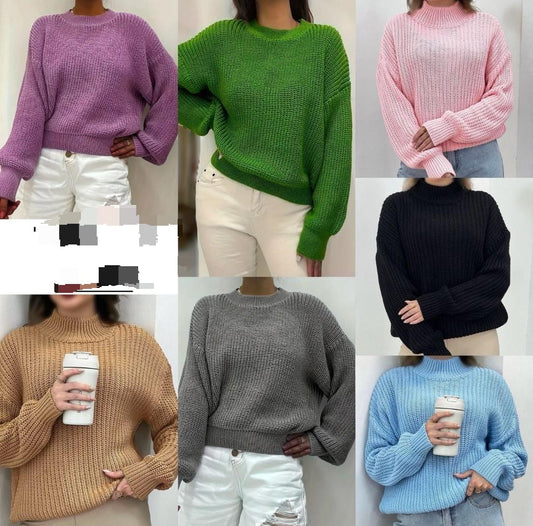 winter knit pullover jersey