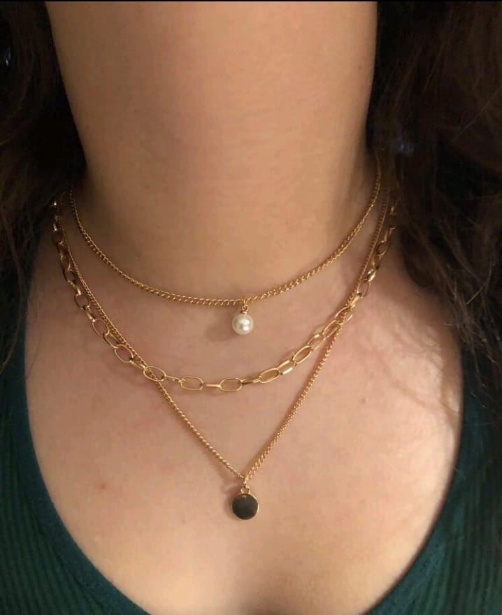 Gold 3 layer chain