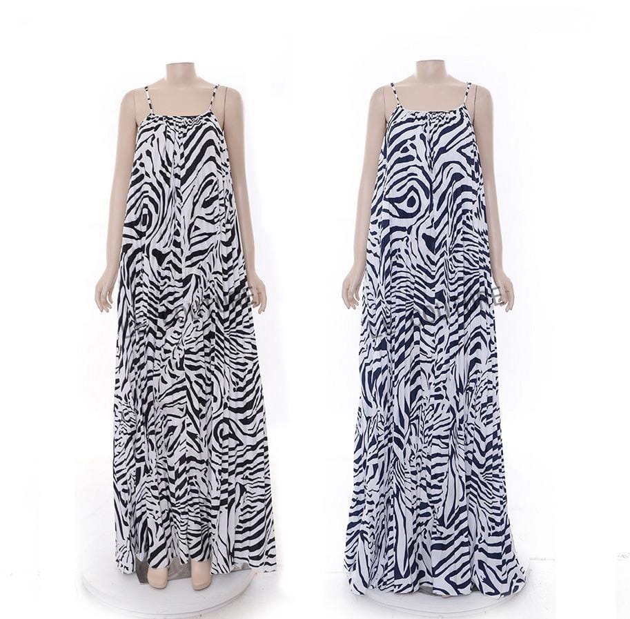 Zebra strap dress