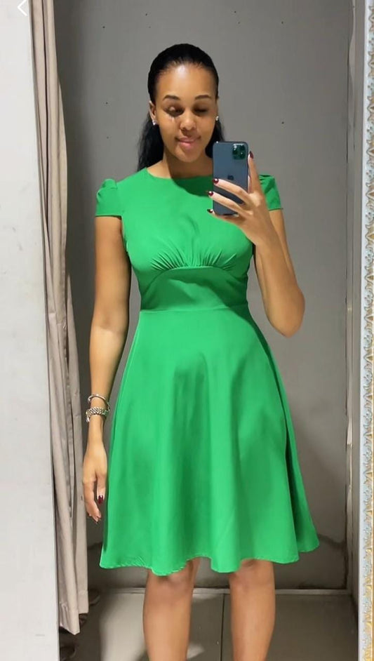 Green Relaxed  dress