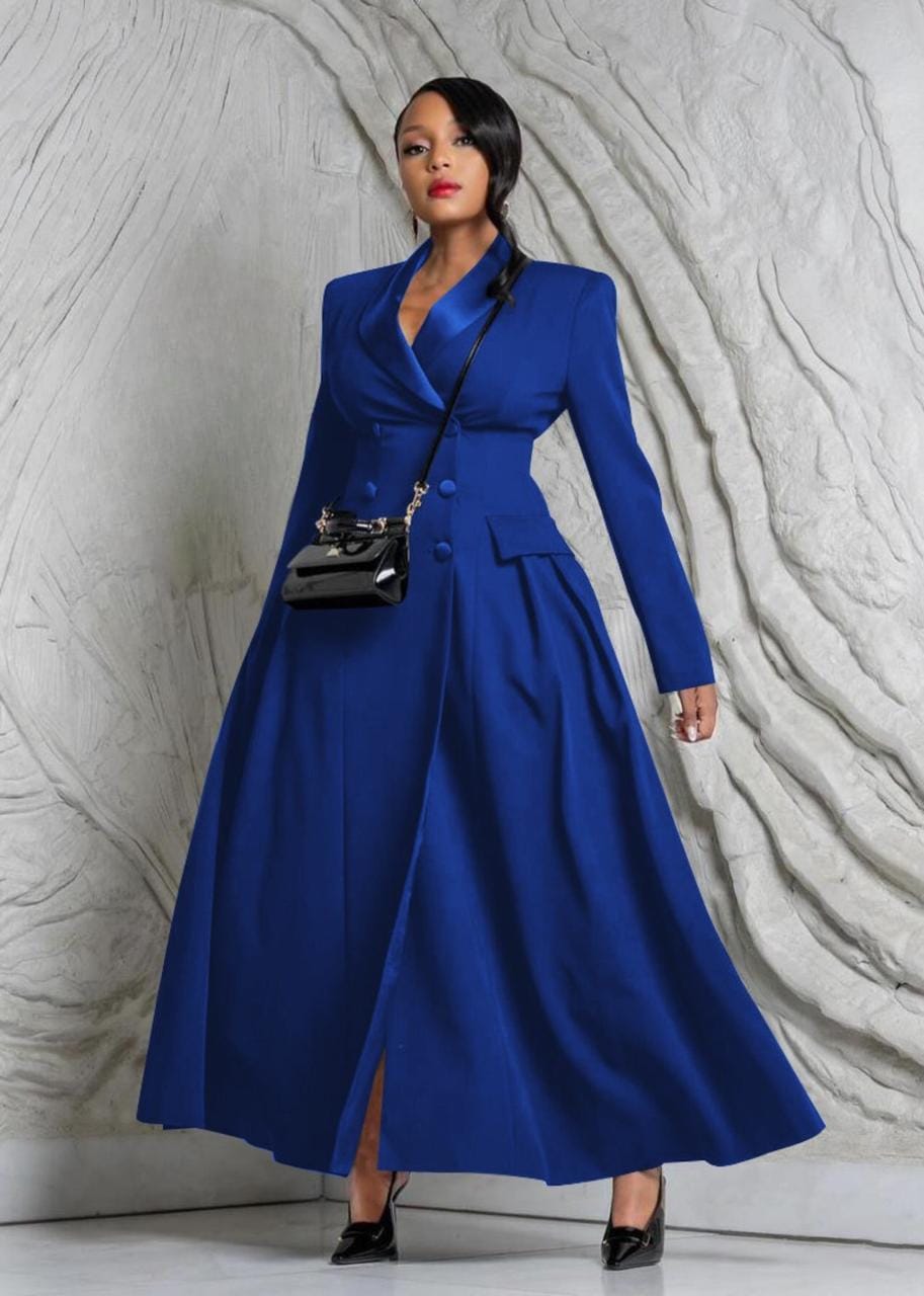 long full cover dress coat