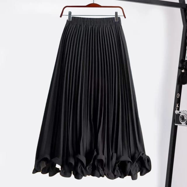 3xl pleated skirt hotsell