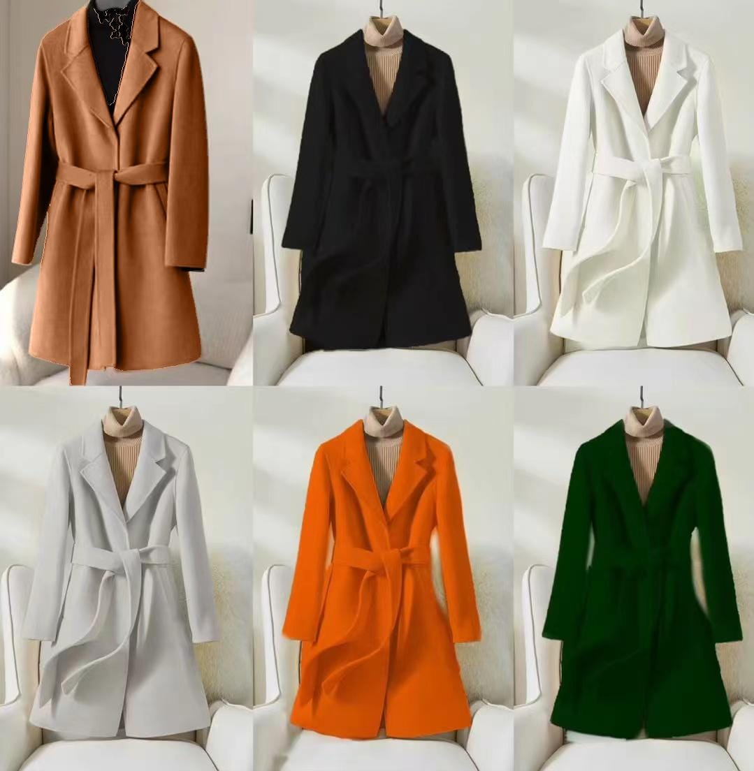 Belted Ladies Coat