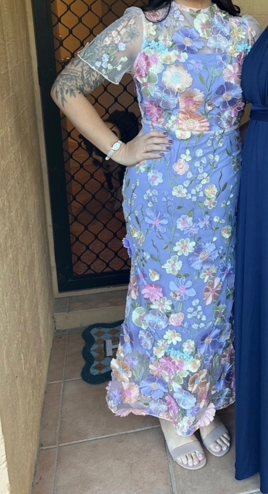 Floral colorful dress