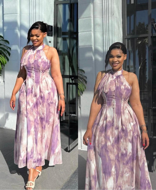 Figure hugging flare bottom dress
