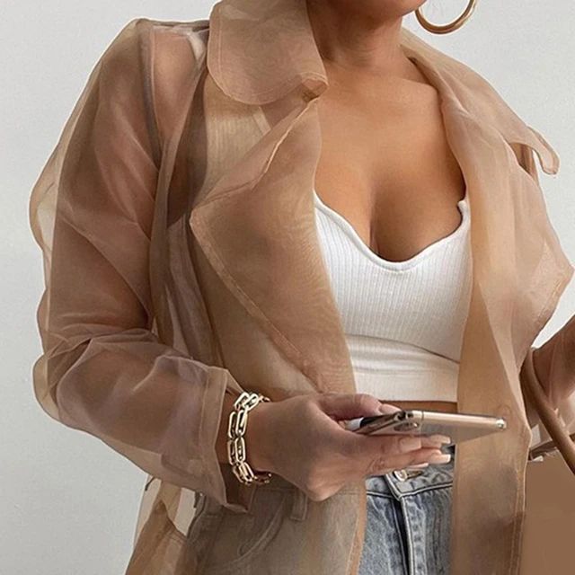 Belted cardigan top