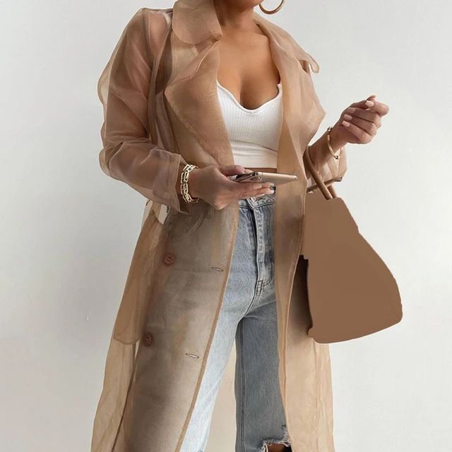 Belted cardigan top