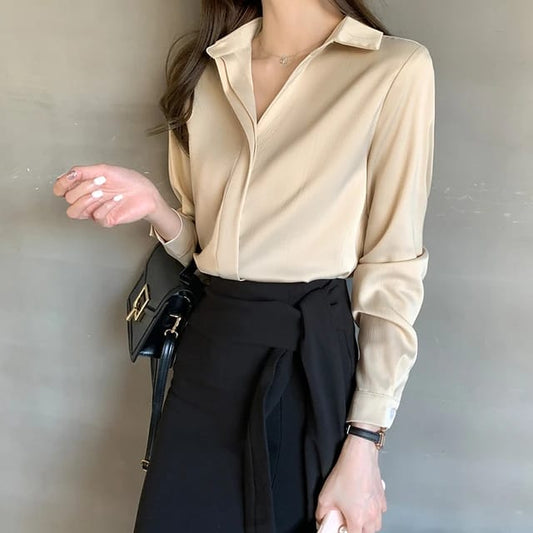 Satin formal Shirt