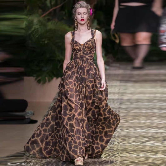 Maxi Leopard dress