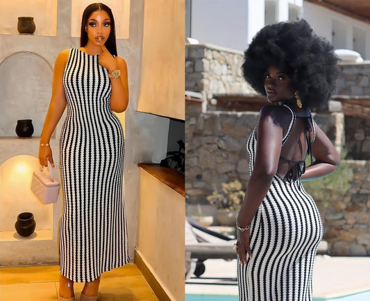 open back bodycon dress