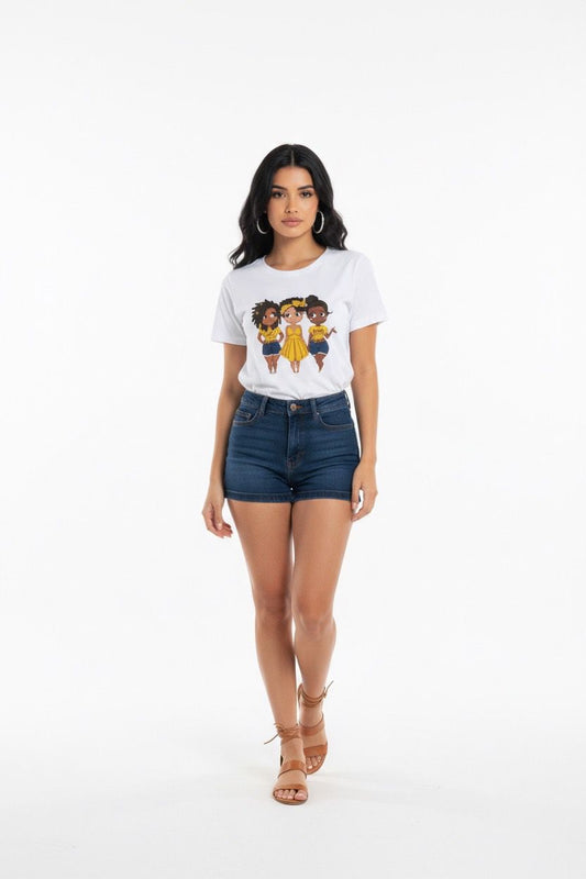 Human Print Casual Tee's