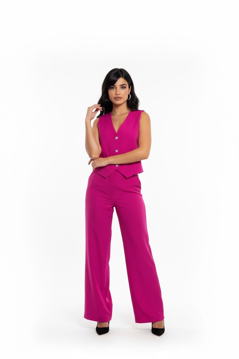 short sleeves coat and pants set