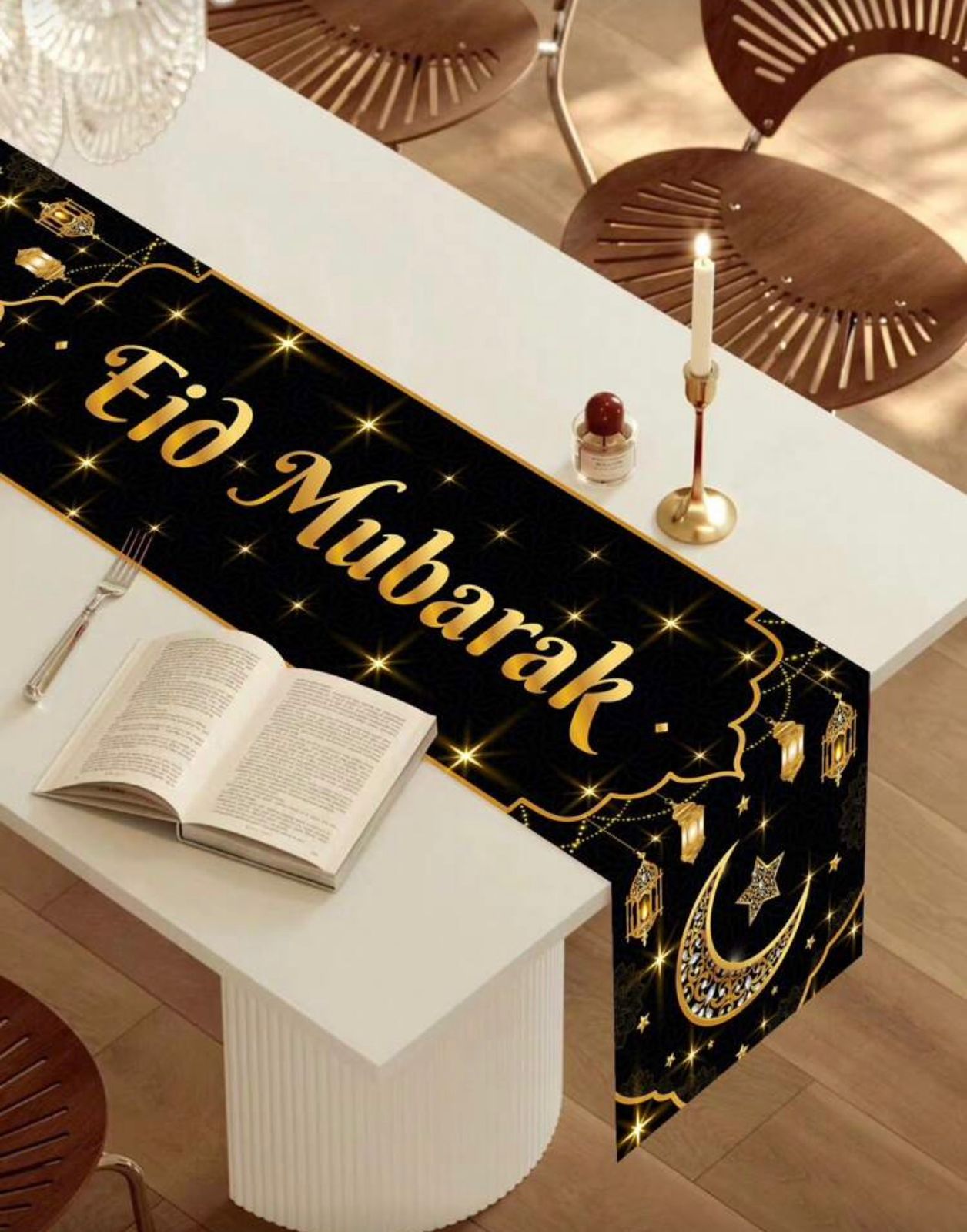 Eid Mubarak table cloth
