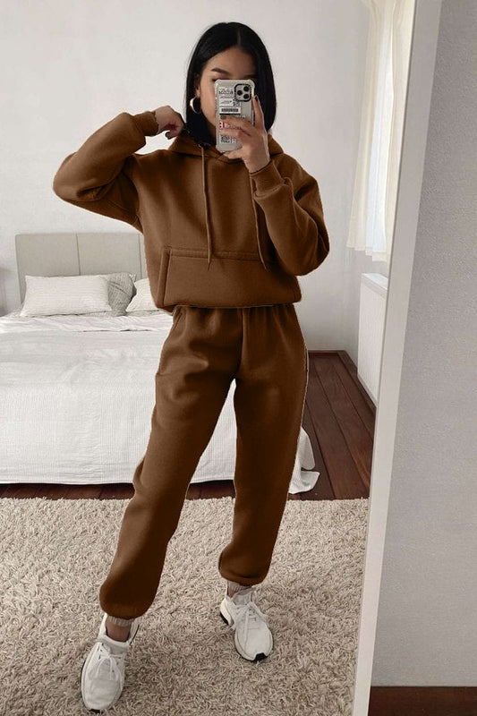 Long hooded set