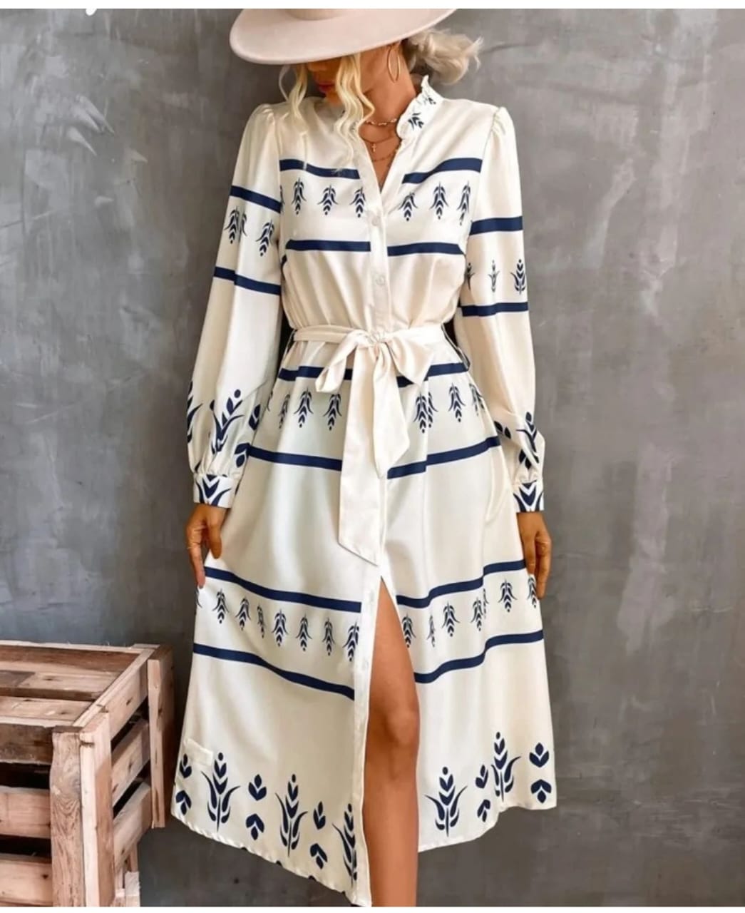 Belted Shirt dress