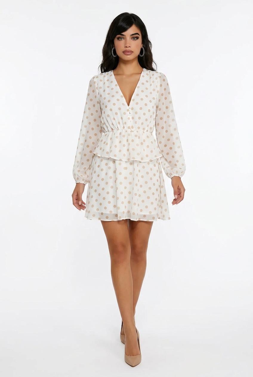 Chiffon Belted Midi dress