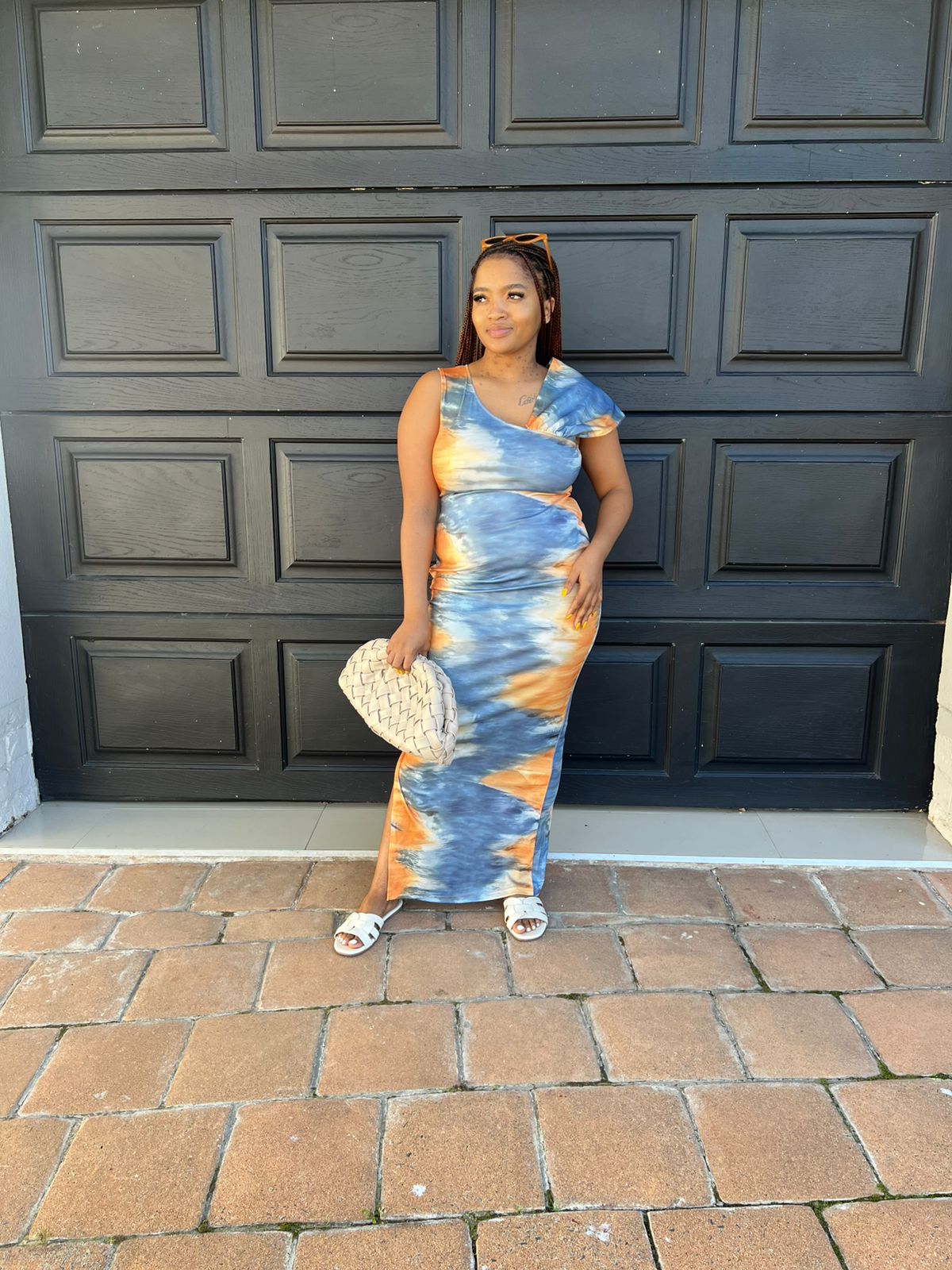 side slit bodycon dress