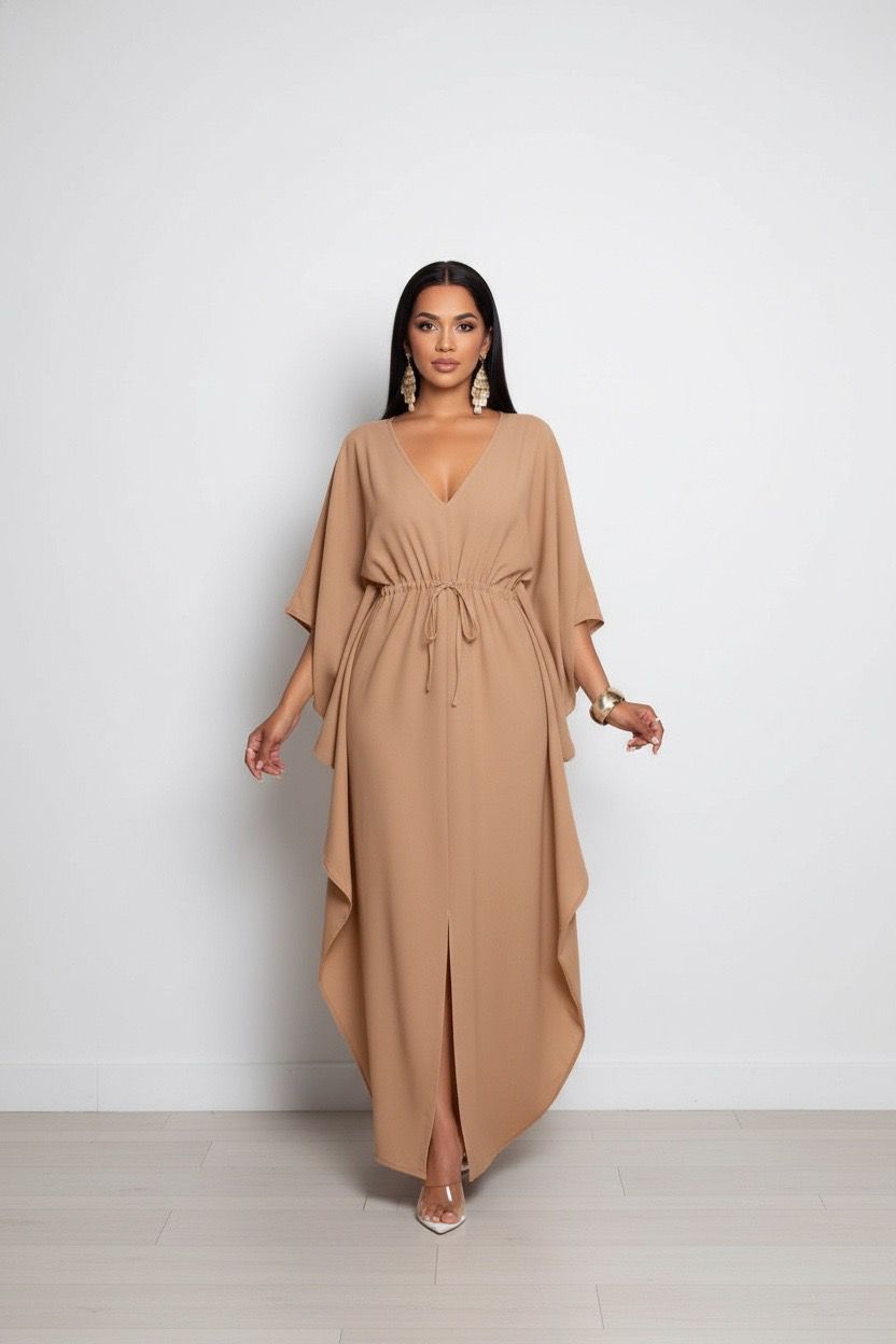 flowy relaxed open dress