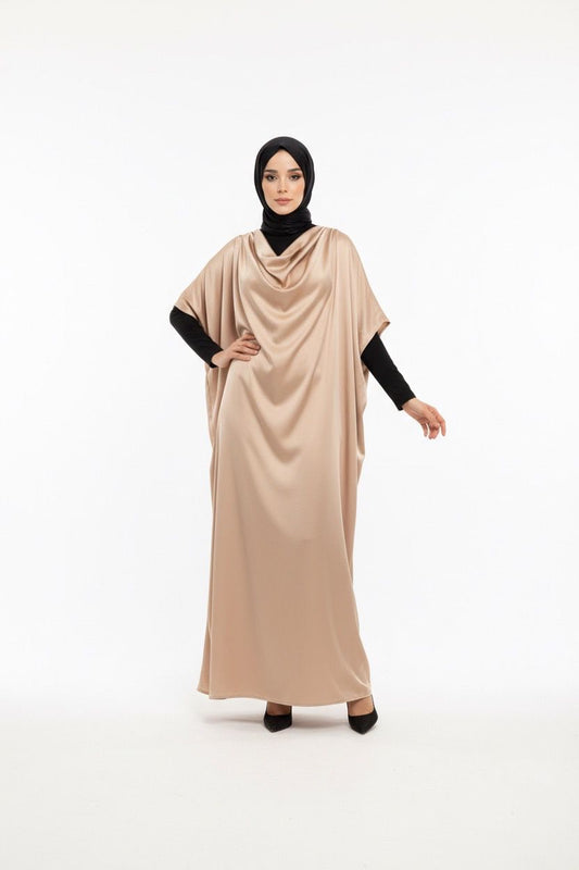 Flowy summer solid colour elegant dress