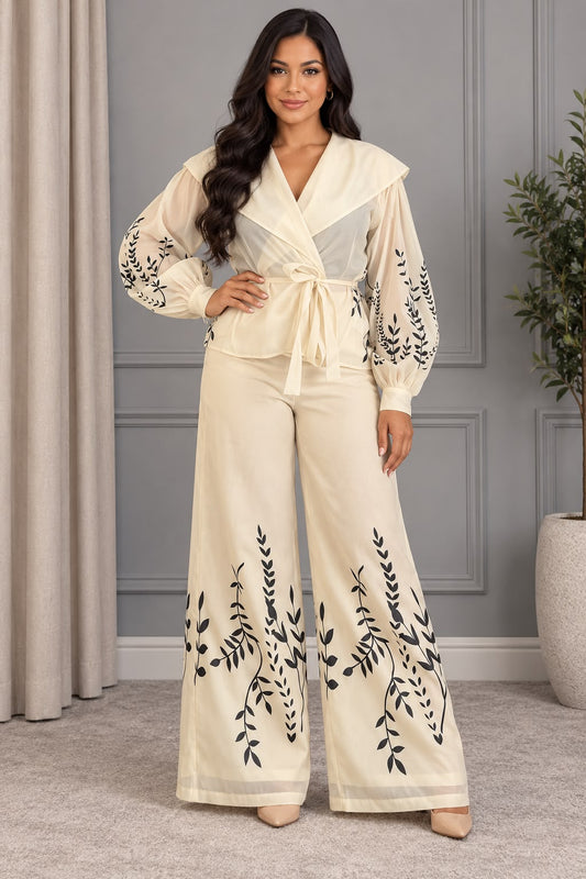 silhouete light material two piece