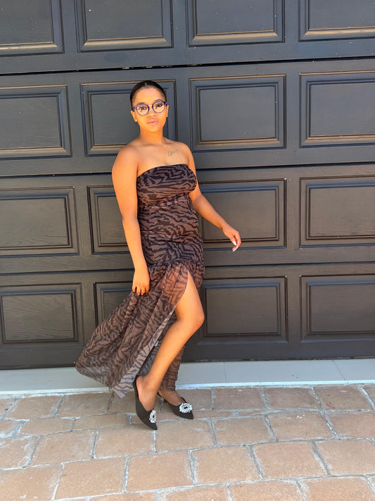 Off shoulder Maxi dress