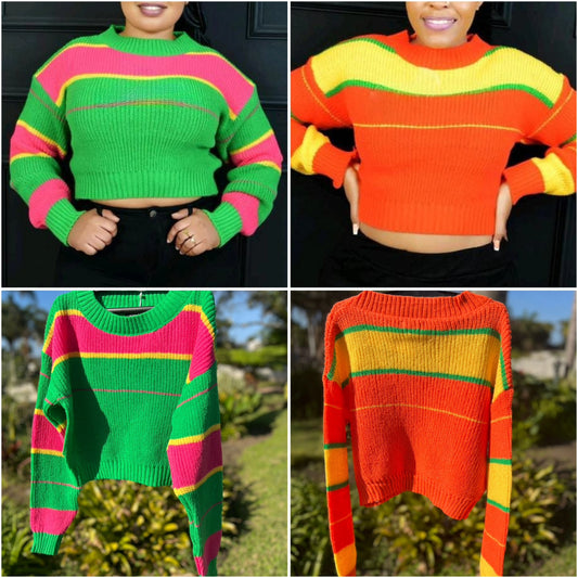 Color Splash Knit jersey