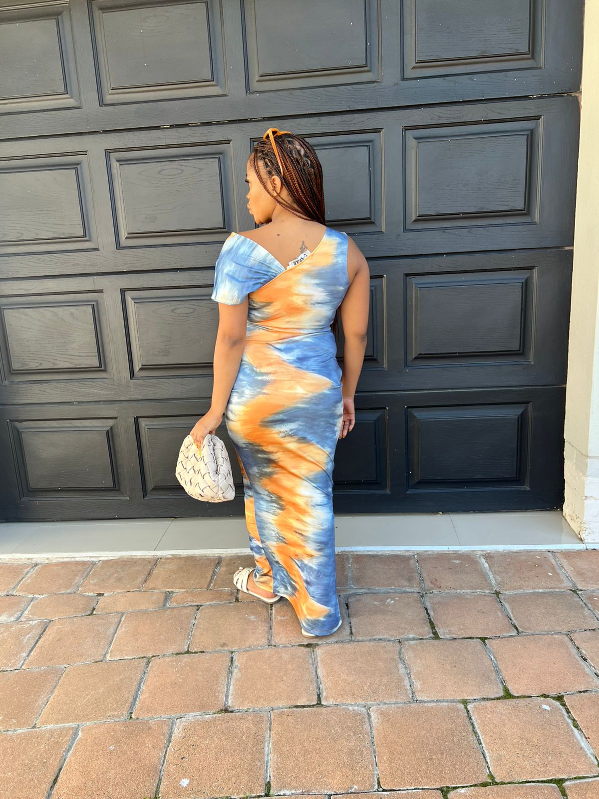 side slit bodycon dress