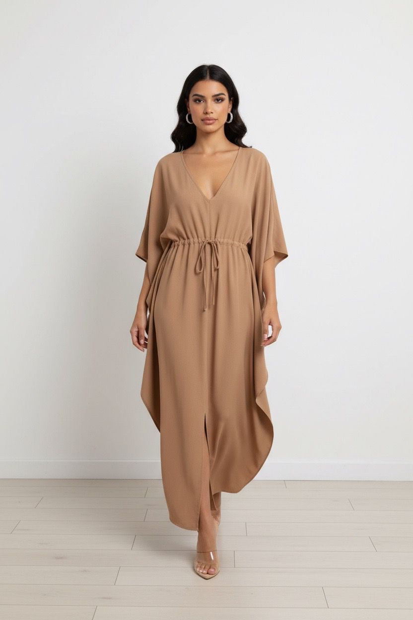 flowy relaxed open dress