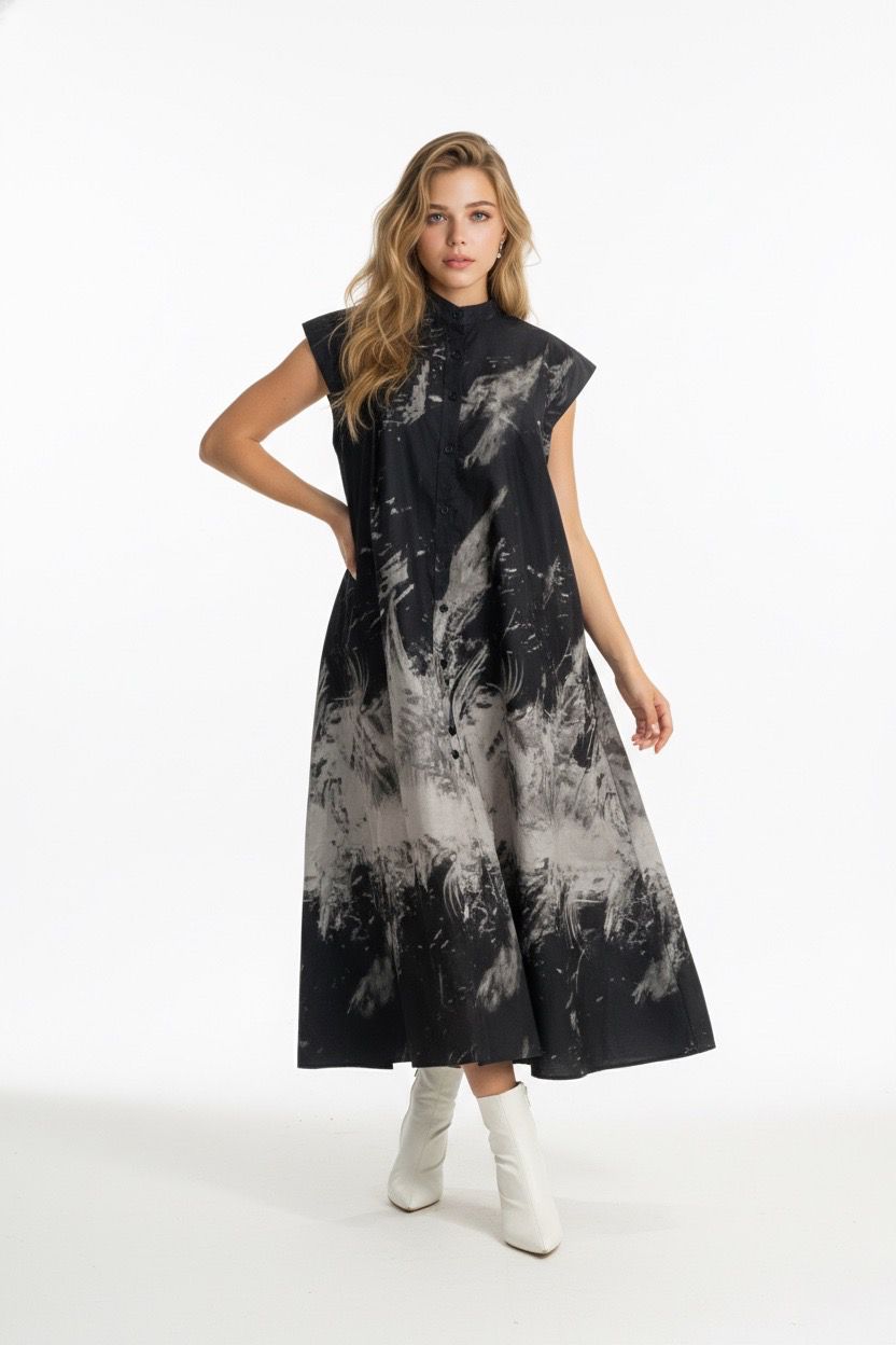 Button down shirt dress