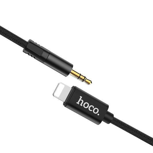 Cable Lightning to 3.5mm “UPA13 Sound source” audio AUX auxiliary cable.