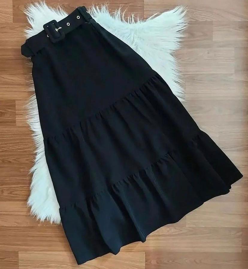 Midi Belted Skirts