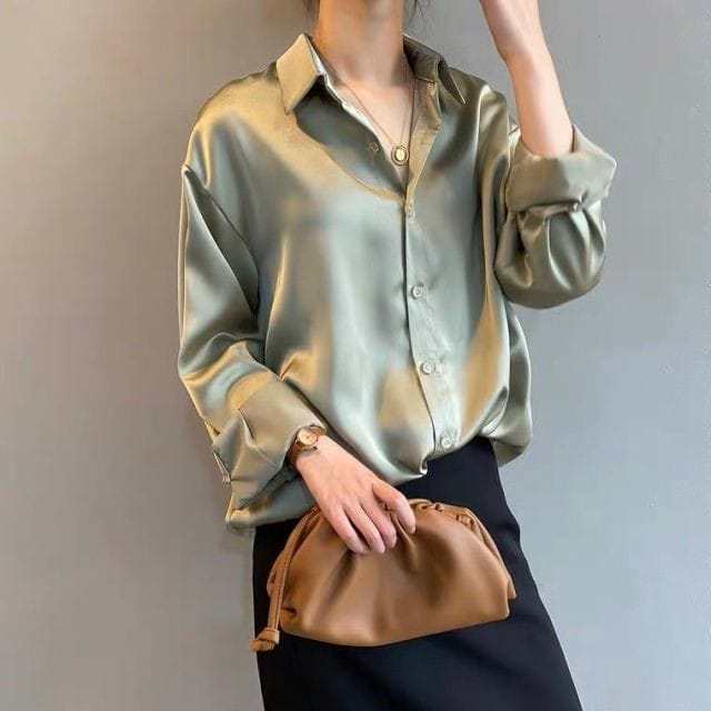 satin shirt