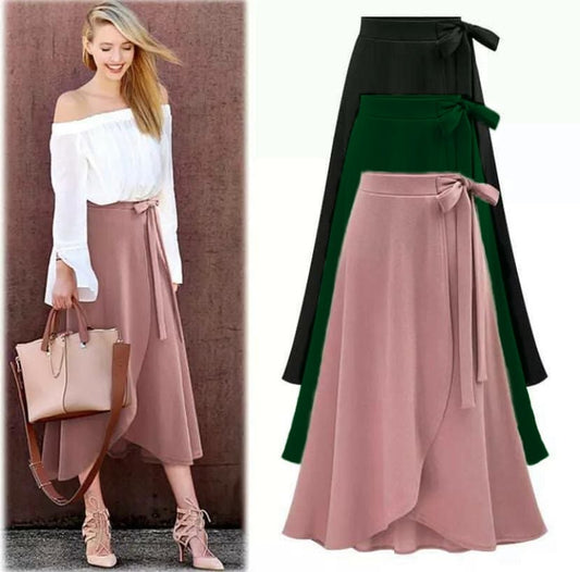 long wrap round skirts