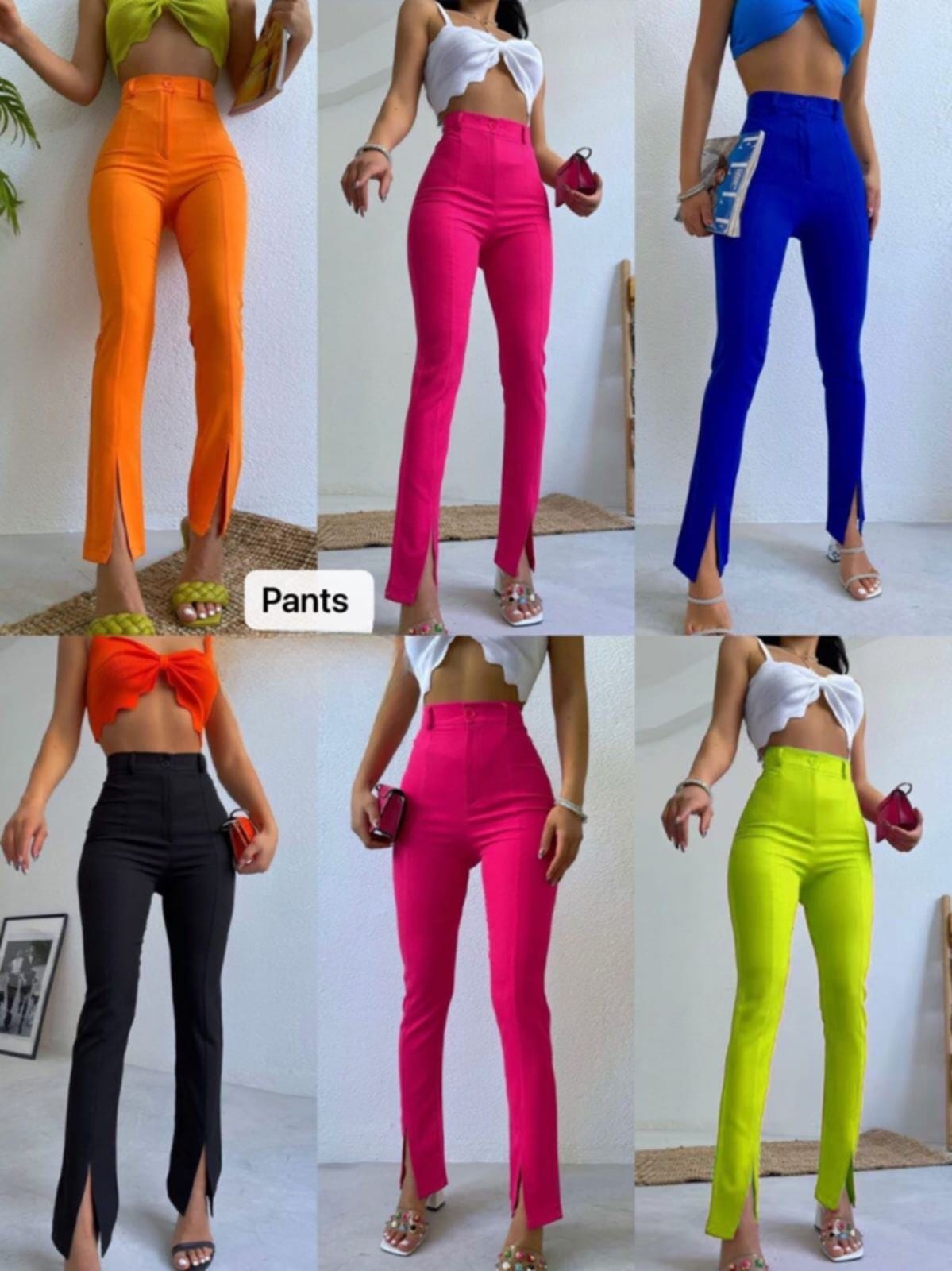 Women Wrinkle Legs Leather Slim Pants | Trousers women, Pants for women,  Hipster fashion