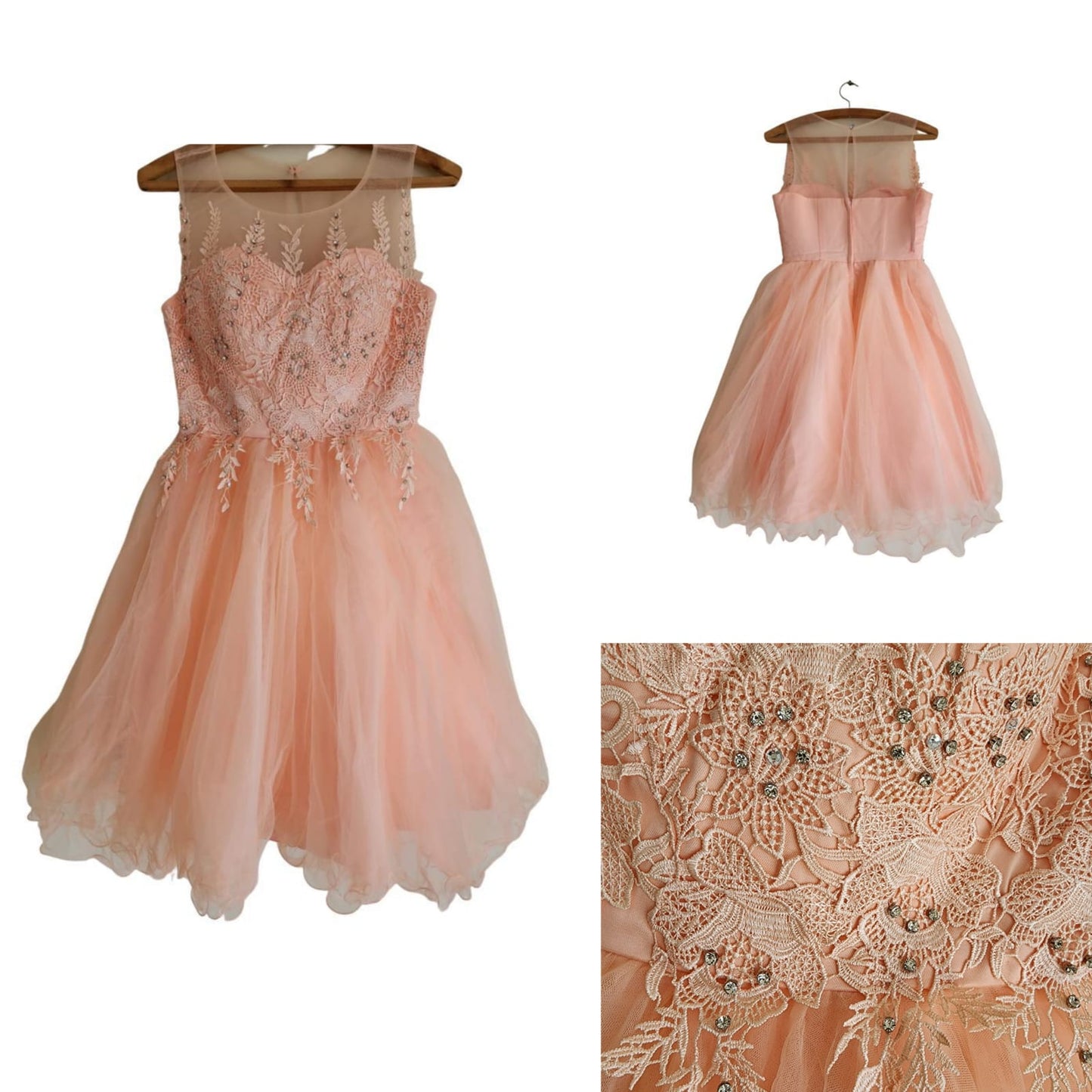 Woman's mesh 4 layer tutu dress.