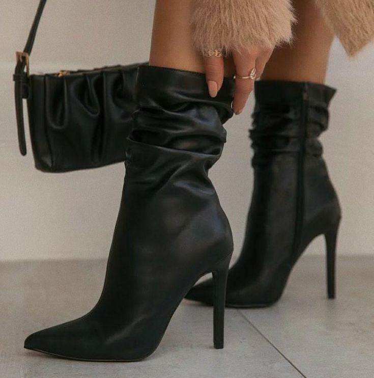 Womans Shoes Black Boots