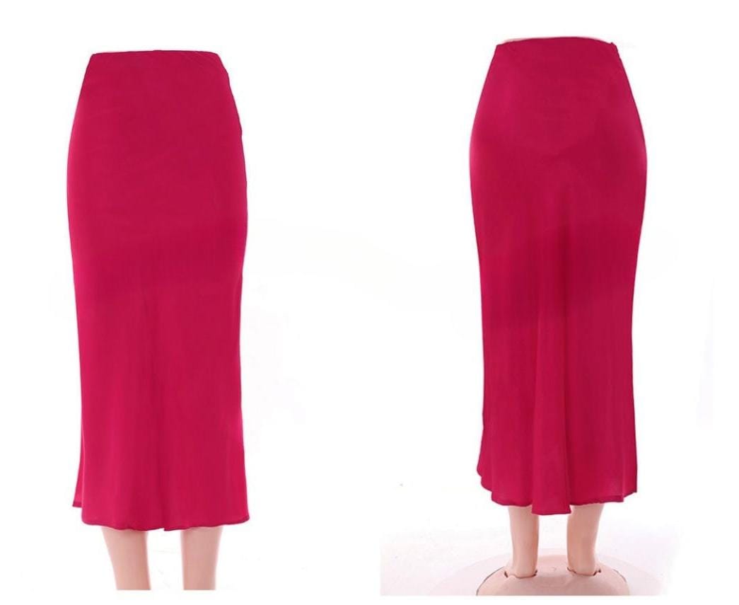 Satin Midi Skirts