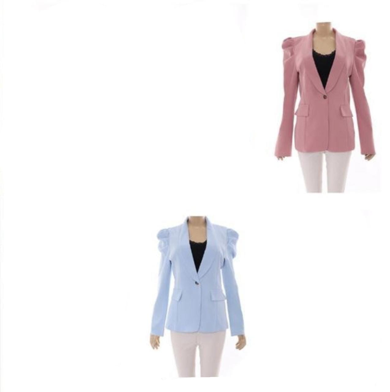 Puff Sleeve Blazer Coat