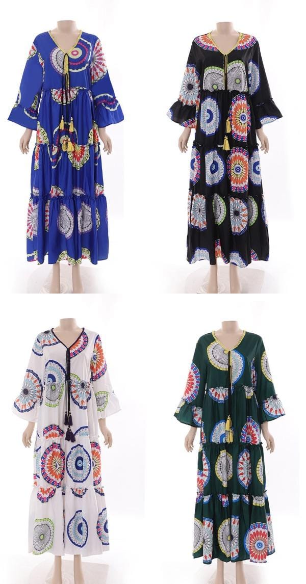 Mundala Print Dress – ClothingCo